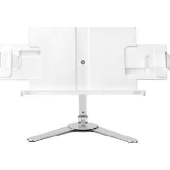 Upergo AP-7VB Portable Book Holder/Stand, Adjustable Aluminum - Silver - Desert Games