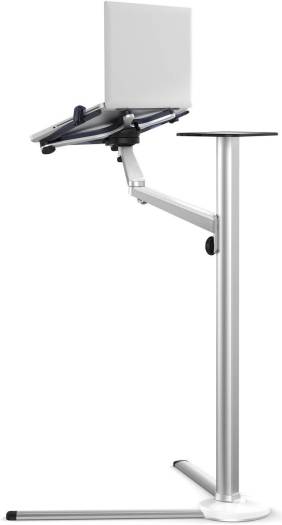 Upergo UP-8 Floor Stand/Holder Up to 13" iPad & Tablet & 17.3" Laptop - Silver - Desert Games
