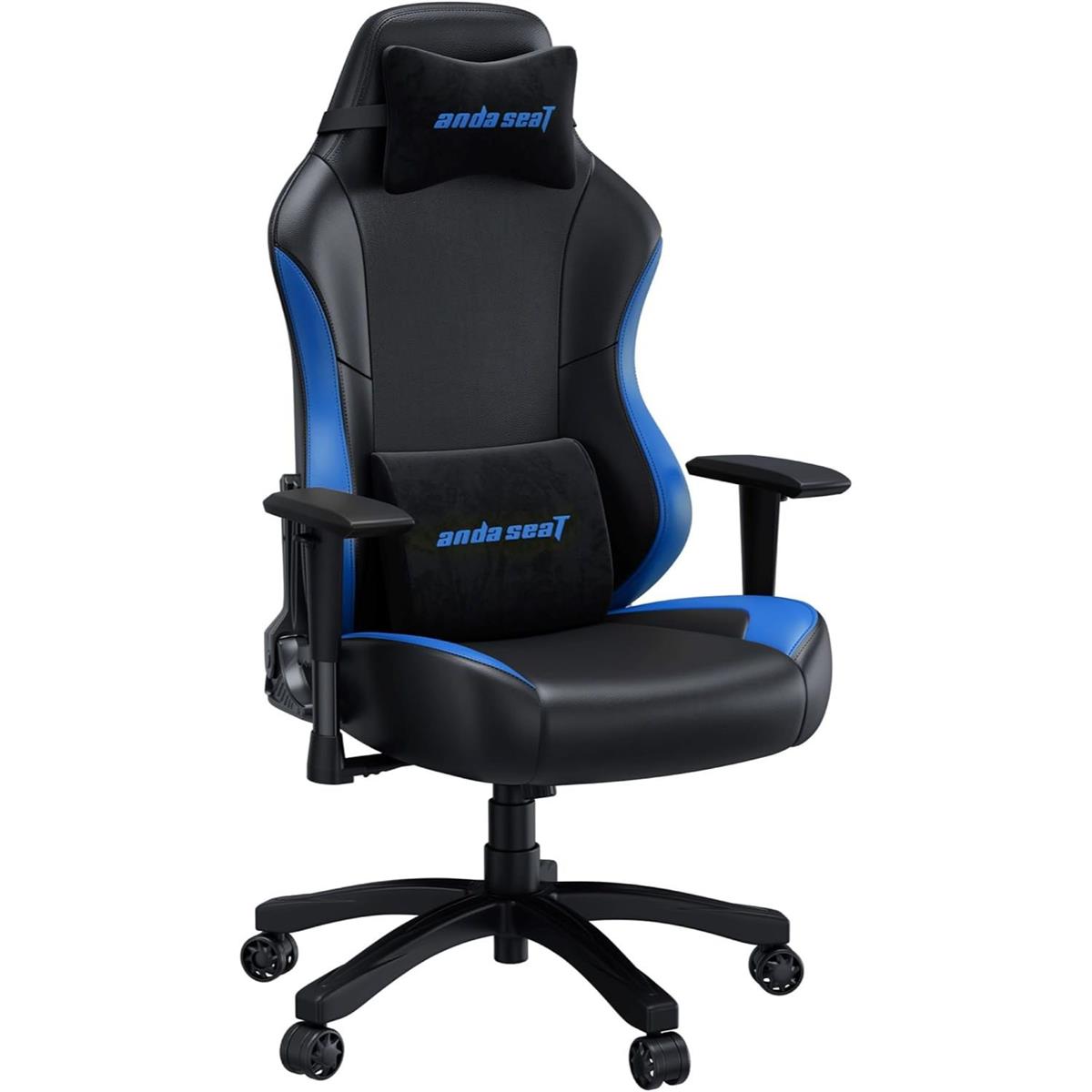 Anda Seat Luna Large Gaming Chair - Black / Blue - Desert Games