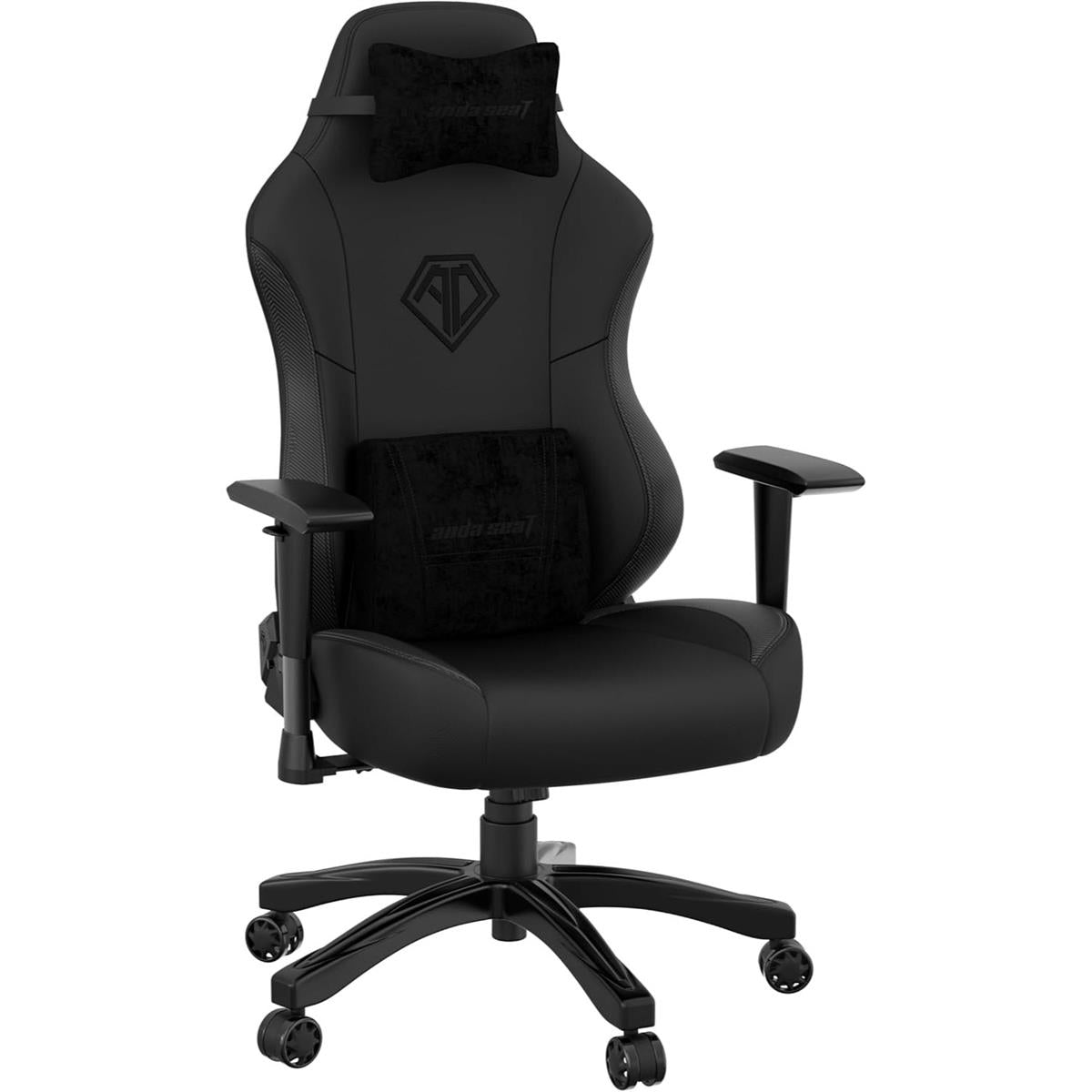 Anda Seat Phantom 3 XL Leather Gaming Chair - Stormy Black - Desert Games