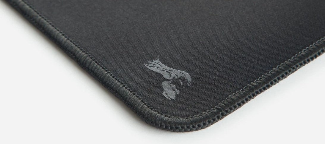 Glorious G-E-STEALTH Stealth Edition, Extended Gaming Mouse Pad/Mat, Long Black Cloth, Mousepad, Stitched Edges, 11"x36" | G-E-STEALTH - Desert Games