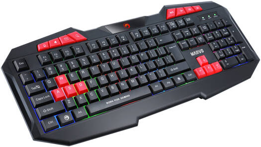 MARVO K602 EN Wired Membrane Keyboard - Desert Games