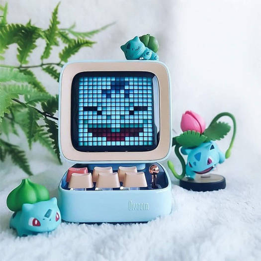 Divoom Ditoo Pro Bluetooth Mini Speaker - Blue - Desert Games