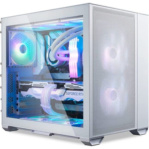 Lian Li O11 DYNAMIC Mini AIR Tempered Glass Gaming Computer Case – White | O11AMW - Desert Games