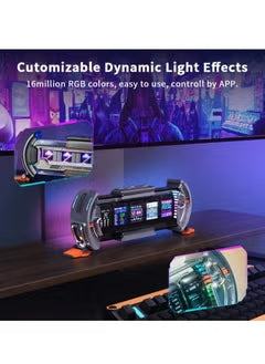 Divoom Times Gate Pixel Art Game Setup Clock, Smart Watch Control, 128x128 IPS Screen Informative Display - Desert Games