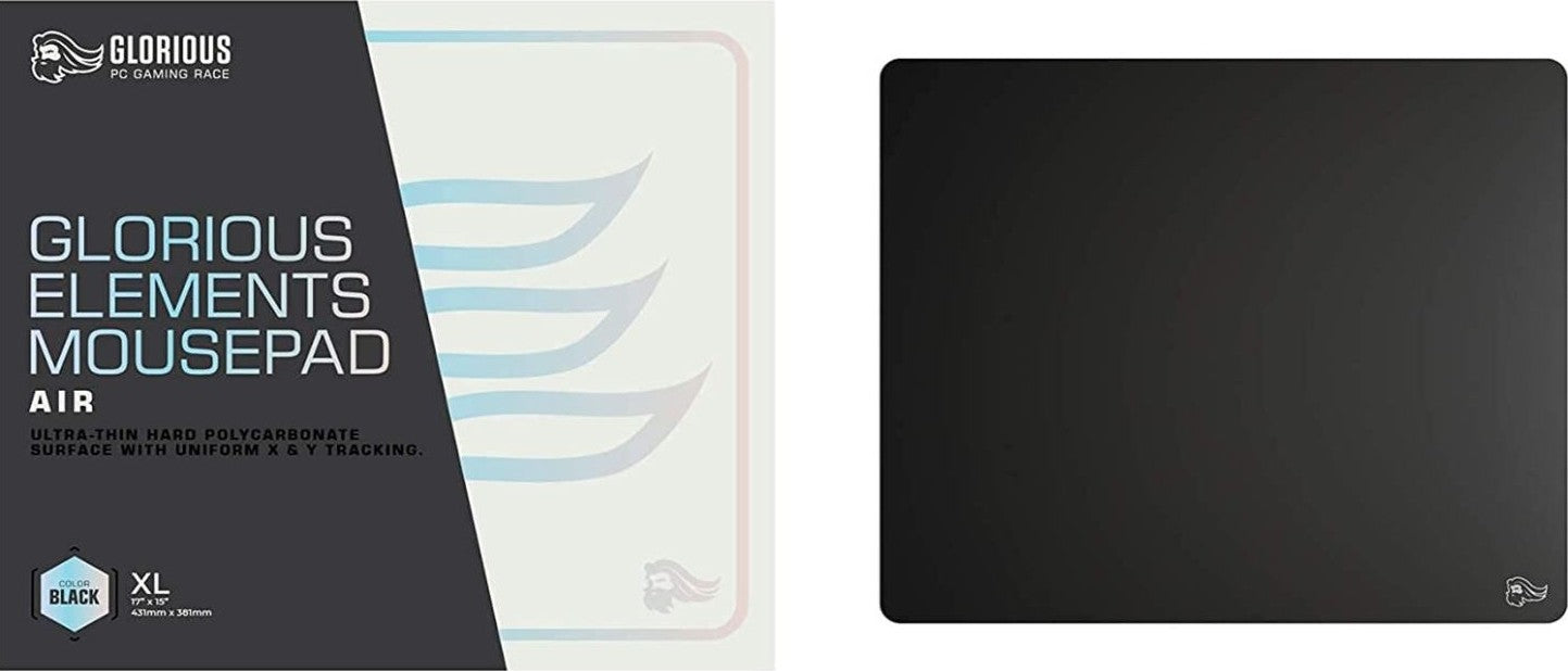 Glorious PC Gaming Element Gaming Surface, 460X410X0.5MM - Air Black | GLO-MP-ELEM-AIR - Desert Games