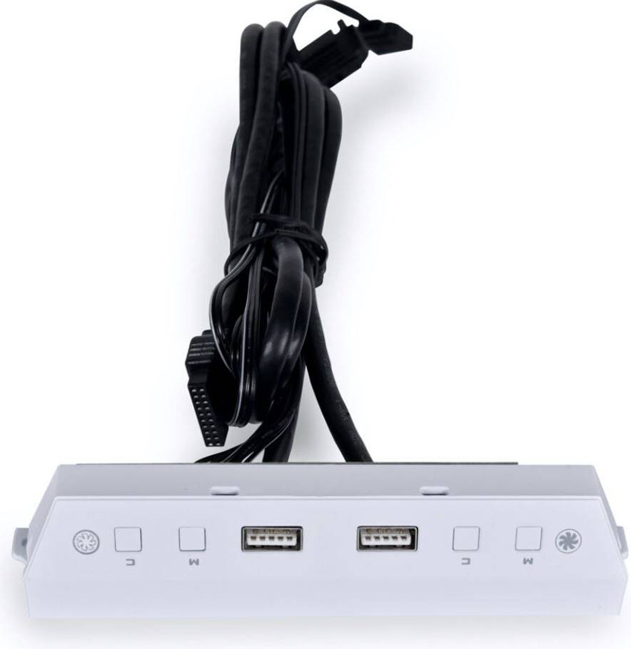 Lian Li Lancool 216 ARGB Controller and USB Module, 10 x Lighting Modes, 7 x Color Modes, 2 x USB-A 3.0/3.1 Gen 1 Ports, Separate or Combined Control Channels, White | LAN216-1W - Desert Games