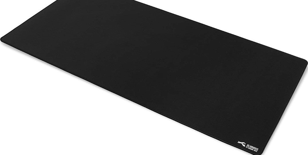 Glorious G-XXL Extended Gaming Mouse Pad/Mat, Long Black Cloth, Mousepad, Stitched Edges, 36x18 | G-XXL - Desert Games