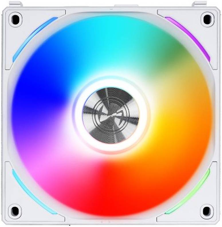 Lian-Li UNI Fan AL120 V2 Three White, PBT+PC+Aluminum Materials, 120mm Fans, Up to 1900 RPM Fan Speed, 64.5 CFM Airflow, Pack of 3 | G99.12ALV23W.00 - Desert Games