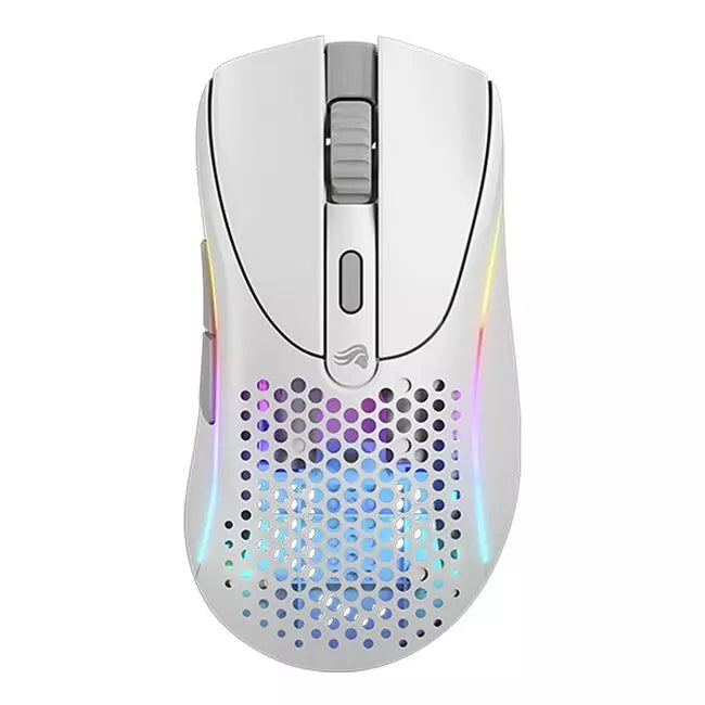 Glorious Model D 2 Wireless Optical RGB Gaming Mouse - White | GLO-MS-DWV2-MW - Desert Games