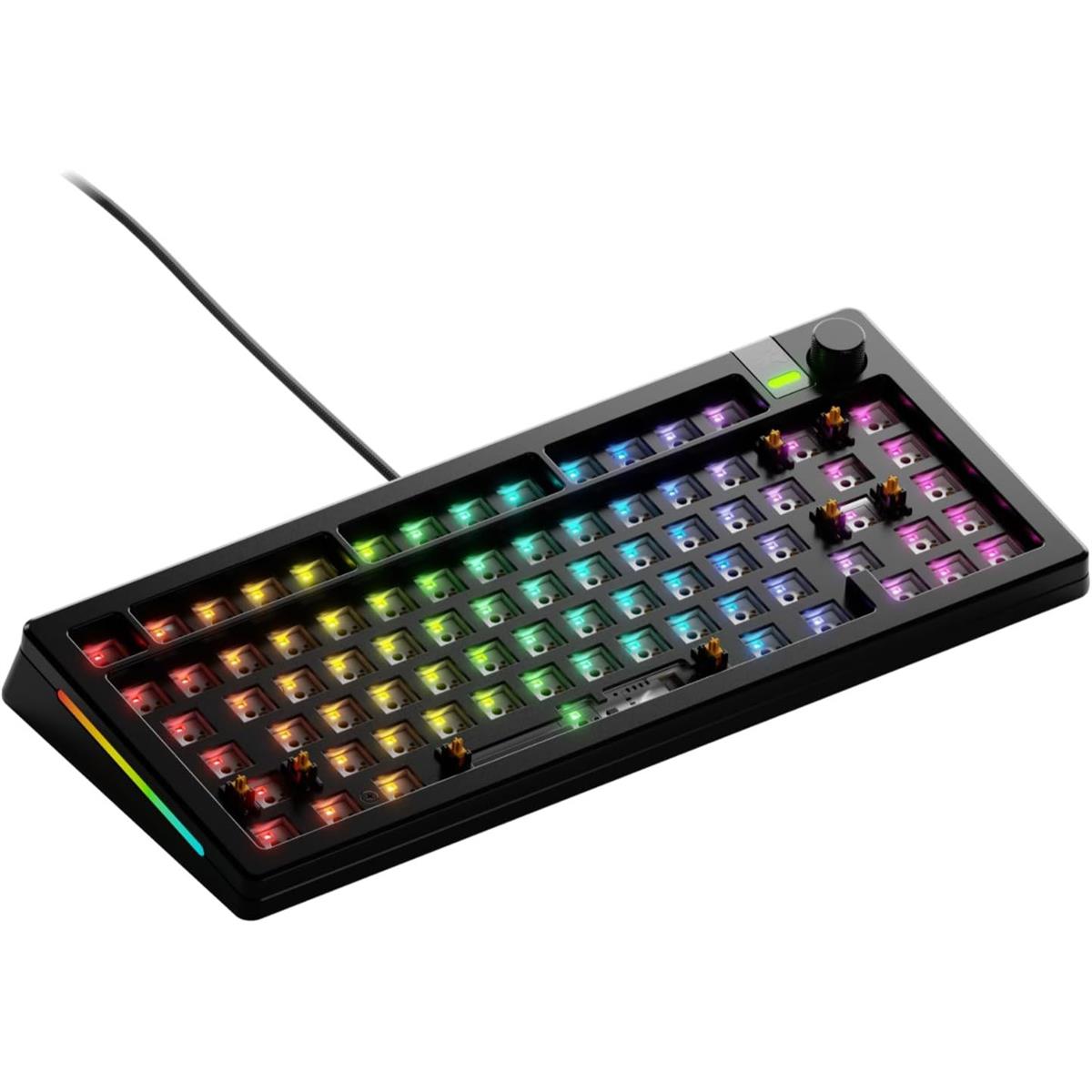 Glorious GMMK 3 75% Barebones Custom Keyboard - Black GMMK3-75-BB-W-BLK - Desert Games