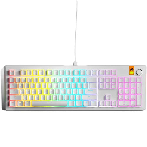 Glorious GMMK 3 HE 100% Prebuilt Wired Gaming Keyboard - White GMMK3-100-HE-W-W - Desert Games