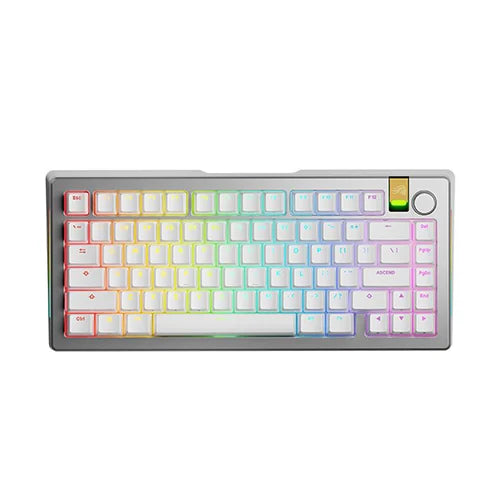 Glorious GMMK 3 PRO 75% Prebuilt Wired Gaming Keyboard - Silver GMMK3-PRO-75-FOX-W-S - Desert Games