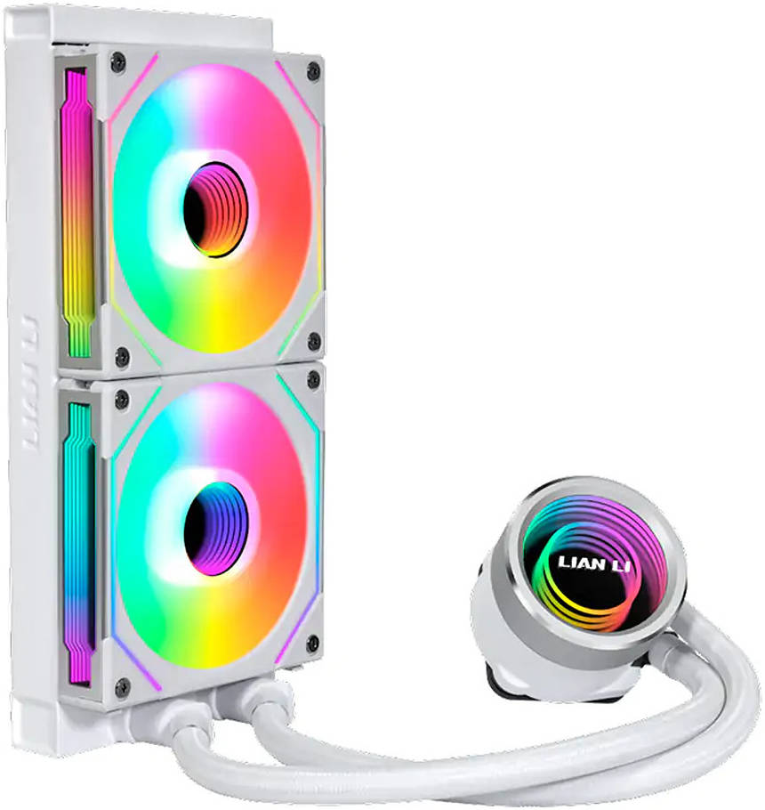 Lian Li Galahad II Trinity Liquid CPU Cooler, White | GA II-240SL-INF-White - Desert Games