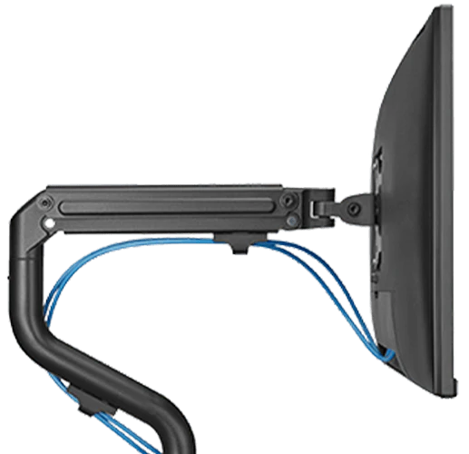 Twisted Minds Dual Monitor Pipe Shaped Counterbalance Spring Assisted Monitor Arm TM-71-C012 - Desert Games