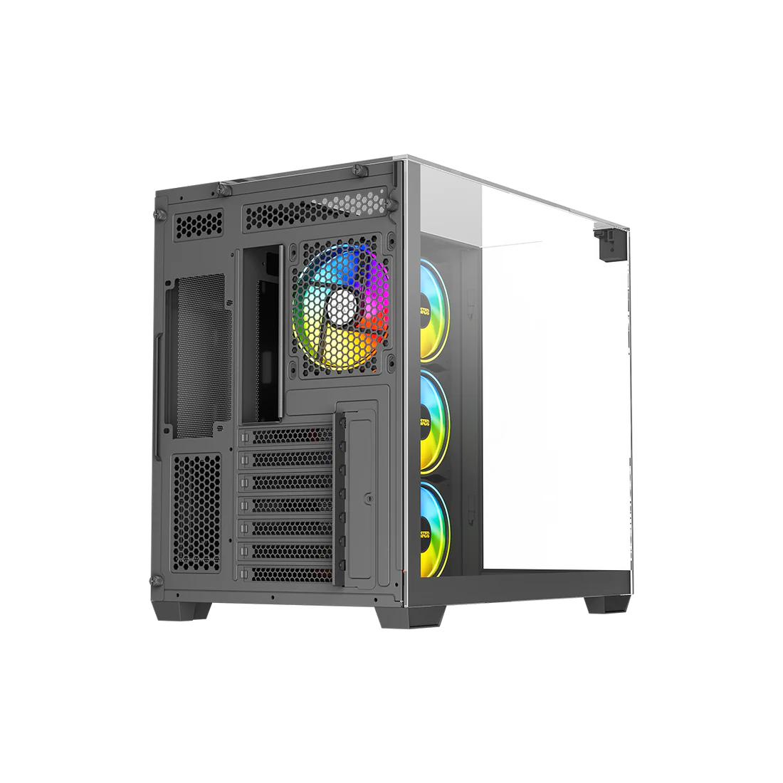 Twisted Minds Warden Rider Gaming Case Mid Tower 04 Black – TM-M2858-B - Desert Games