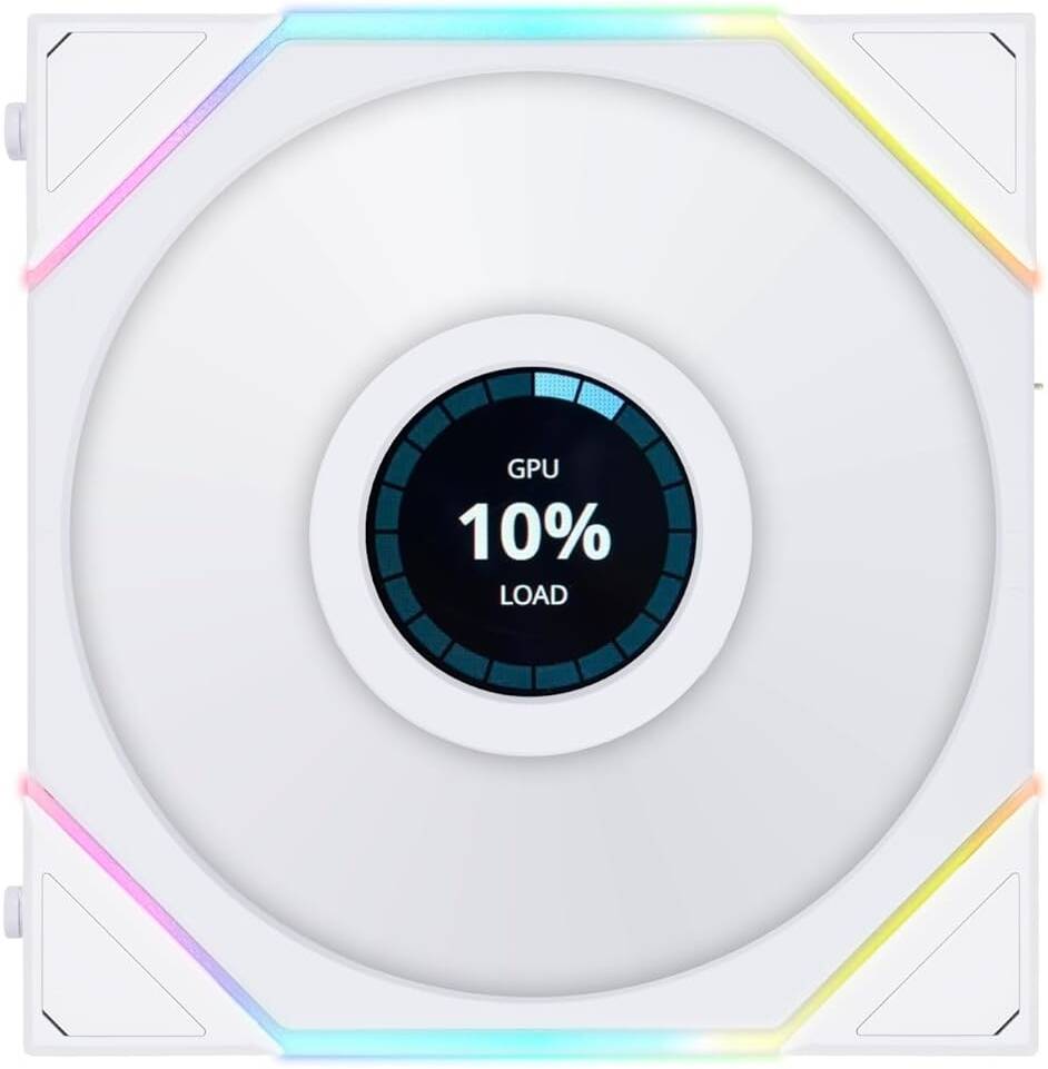 Lian Li Uni Fan TL 120 Case Fan, Single Pack, White | G99.12TLLCD1W.00 - Desert Games