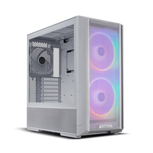 Lian Li Lancool 216 RGB Tempered Glass Mid-Tower Gaming Case - White - Desert Games