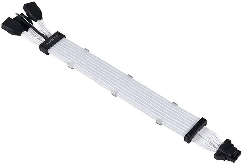 Lian Li Strimer Plus V2 12+4 To 3x8 Pin Add-RGB Cable, Unlock Your Imagination, Compatible with L-Connect, 8 Light Guides, 335mm Cable Length | G89.PW168-8PV2.00 - Desert Games