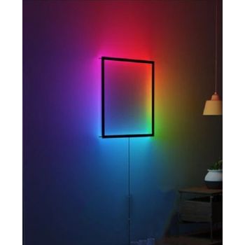 Gadgeton Modern Square RGB LED Wall Lamp with Remote Control - 745610 - Desert Games