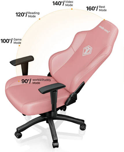 AndaSeat Phantom 3 Gaming Chair Creamy Pink | AD18Y-06-P-PV - Desert Games