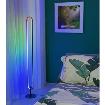 Gadgeton LED Curved Corner DUO RGB Floor Light, Lamp with Remote & App Control  - 745607 - Desert Games