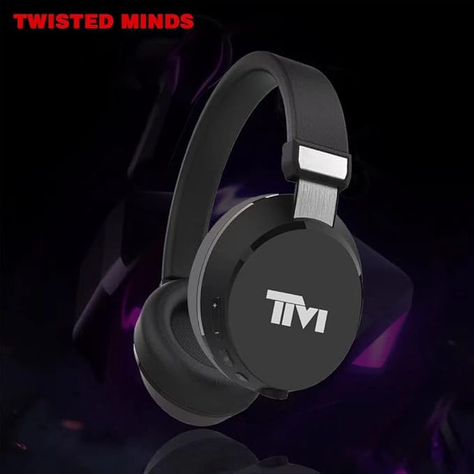 Twisted Minds G2 Wireless Headset Ergonomic Design - 300mAh Battery - Compatible with PC, PS5, Switch, & Android – Black - Desert Games