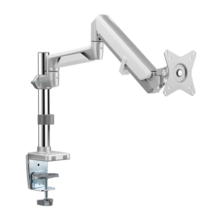 Gadgeton Premium Pole Mounted Single Monitor Arm - Silver - Desert Games