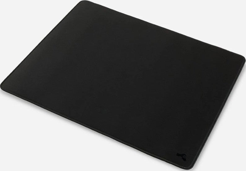 Glorious G-XL-STEALTH Stealth Edition, Extended Gaming Mouse Pad/Mat, Long Black Cloth, Mousepad, Stitched Edges, 16"x18" | G-XL-STEALTH - Desert Games