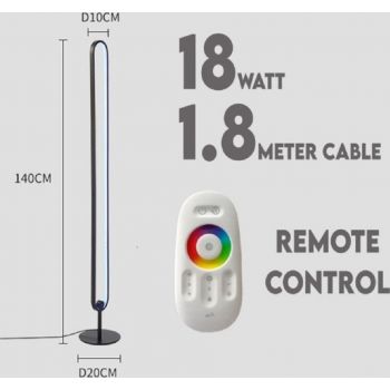 Gadgeton LED Curved Corner DUO RGB Floor Light, Lamp with Remote & App Control  - 745607 - Desert Games