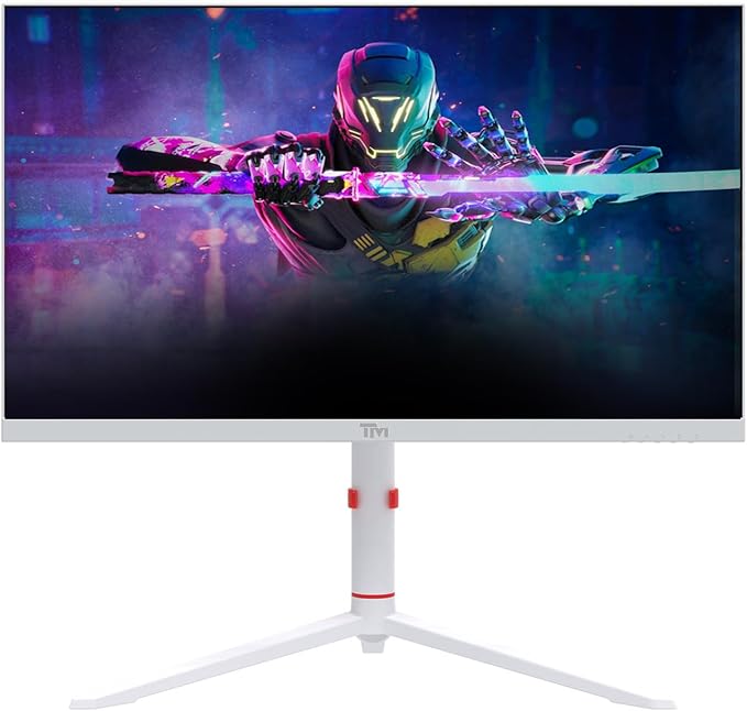 Twisted Minds Artic Pro Series Gaming Monitor, 24" Fast IPS Display, FHD Resolution with 360Hz Refresh Rate, 0.5ms Response Time, 2HDMI, 2DP, Audio Out, 16.7M Pixels, White | TMA24FHD360IPS - Desert Games