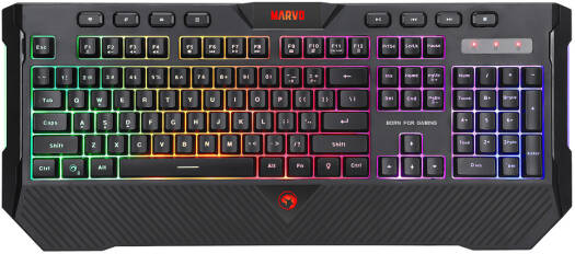 MARVO K656-EN Wired Membrane Keyboard - Desert Games