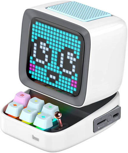 Divoom Ditoo Pro Bluetooth Mini Speaker - White - Desert Games