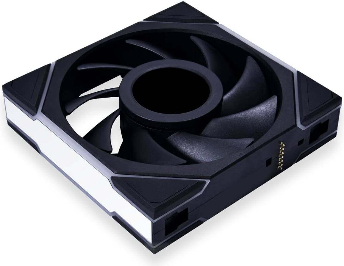 Lian Li Uni Fan TL 120 Case Fan, Triple Pack, W/ Controller, Black | G99.12TLLCD3B.00 - Desert Games
