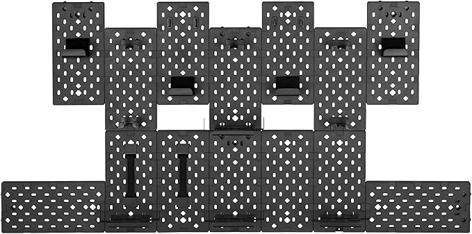 Twisted Minds Desk Mounted Pegboard Holder for Headphone & Controller - Stylish Design with Powder Coating Surface Finish - Desert Games