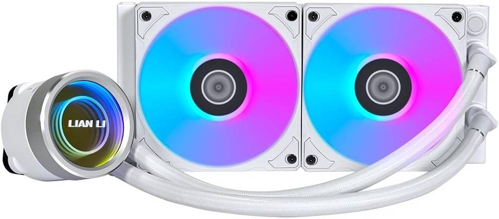 Lian Li Galahad II Trinity Liquid CPU Cooler, White | GA II-Trinity-240-W - Desert Games