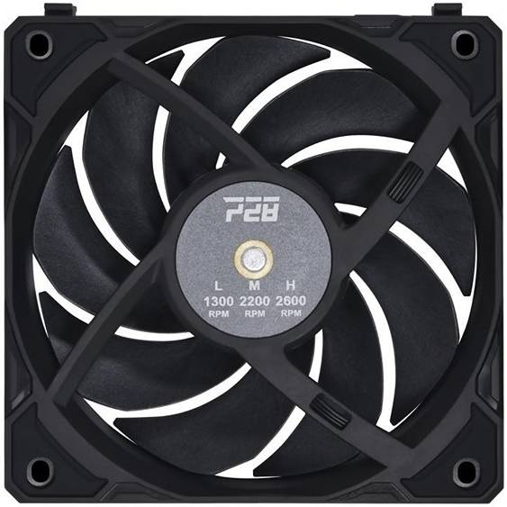 Lian-Li UNI Fan P28 Case Fan, Pack of 3, Black | G99.12P283B.00 - Desert Games