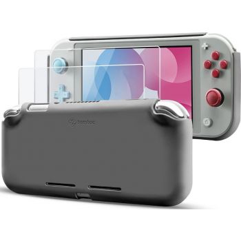 Tomtoc Nintendo Switch Lite Liquid Silicone Case - Gray - Desert Games