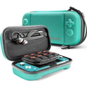 Tomtoc Nintendo Switch Lite Travel Case - Turquoise - Desert Games