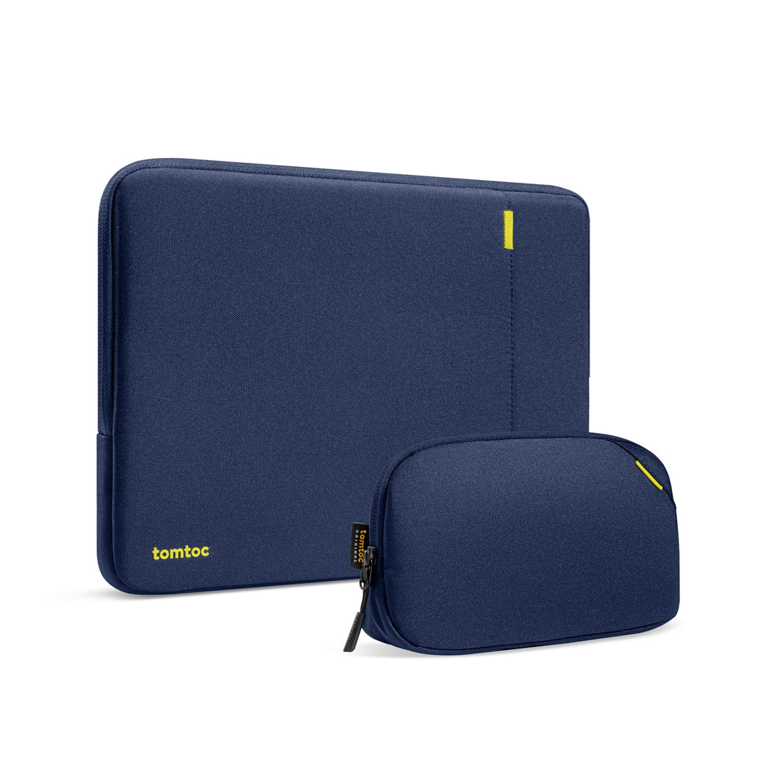 Tomtac Defender-A13 Laptop Sleeve Kit For 14 inch MacBook Pro - Navy Blue - Desert Games