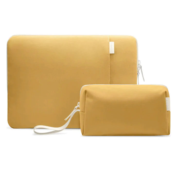 Tomtoc TheHer-A23 Jelly Laptop Sleeve Kit 14-inch - Yellow - Desert Games
