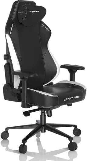 DXRacer Craft Pro Classic Gaming Chair Large - Black/White - Desert Games