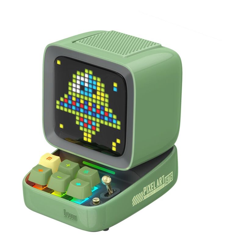 Divoom Ditoo Pro Bluetooth Mini Speaker - Green - Desert Games