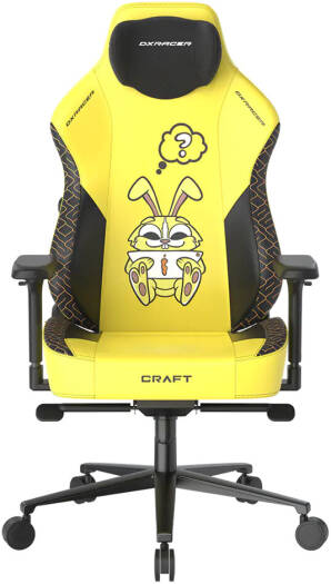 DXRacer Craft Dinorabbit Gaming Chairs, Extra Large Size - Yellow/Black - Desert Games