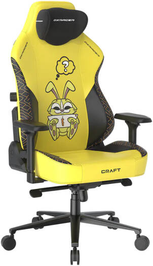 DXRacer Craft Dinorabbit Gaming Chairs, Extra Large Size - Yellow/Black - Desert Games