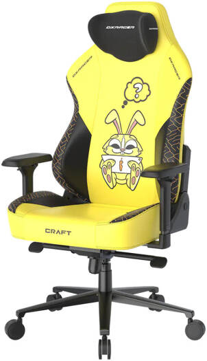 DXRacer Craft Dinorabbit Gaming Chairs, Large Size - Yellow/Black - Desert Games