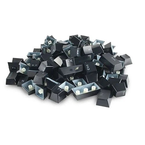 Glorious 104-Key ABS Double Shot Mechanical Keyboard Keycaps - Black  G-104-Black - Desert Games