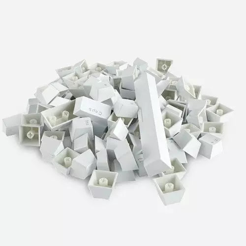 Glorious 104-Key ABS Double Shot Mechanical Keyboard Keycaps - White G-104-White - Desert Games