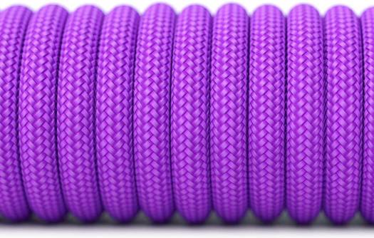Glorious Ascended Cable V2, Highly Flexible & Ultra-light USB Mouse Cable, 2 Meter, Purple Reign | G-ASC-PURPLE - Desert Games
