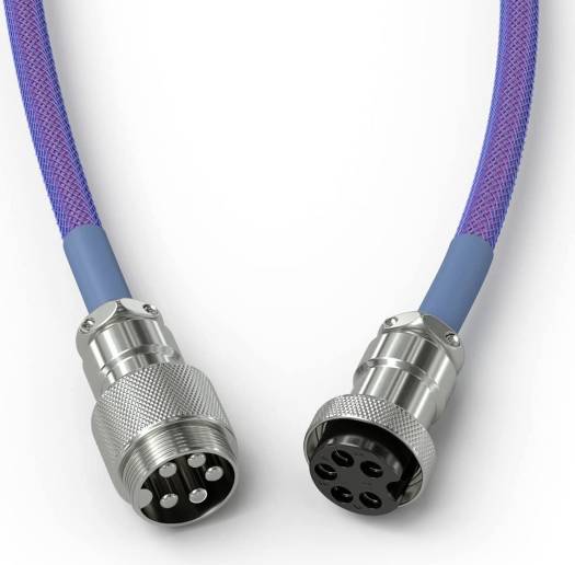 Glorious Coiled USB Type-C Keyboard Cable, Nebula  GLO-CBL-COIL-NEBULA - Desert Games